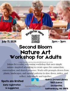 Second Bloom Nature Art Workshop for Adults