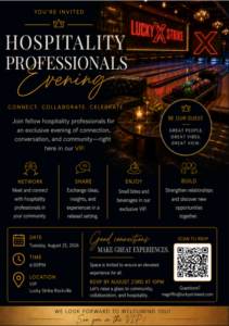 ✨ Beyond the Guest Experience: A Night for Hospitality Professionals✨