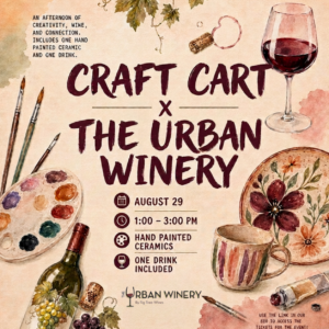 Craft Cart x The Urban Winery | Sip, Paint & Create