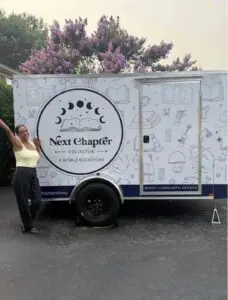 Next Chapter Collective Mobile Book Trailer at Waredaca Brewing