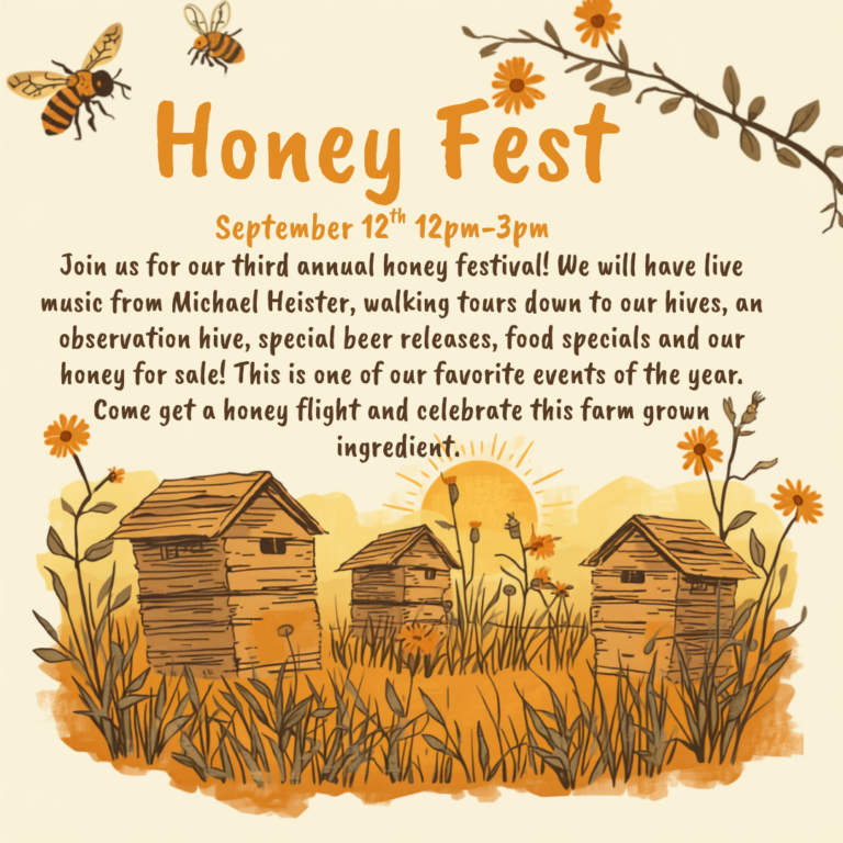 Honey Fest September 12th 12pm 3pm 768x768