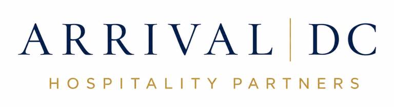 Arrival DC Hospitality Partners Logo FINAL Missy 1 768x209