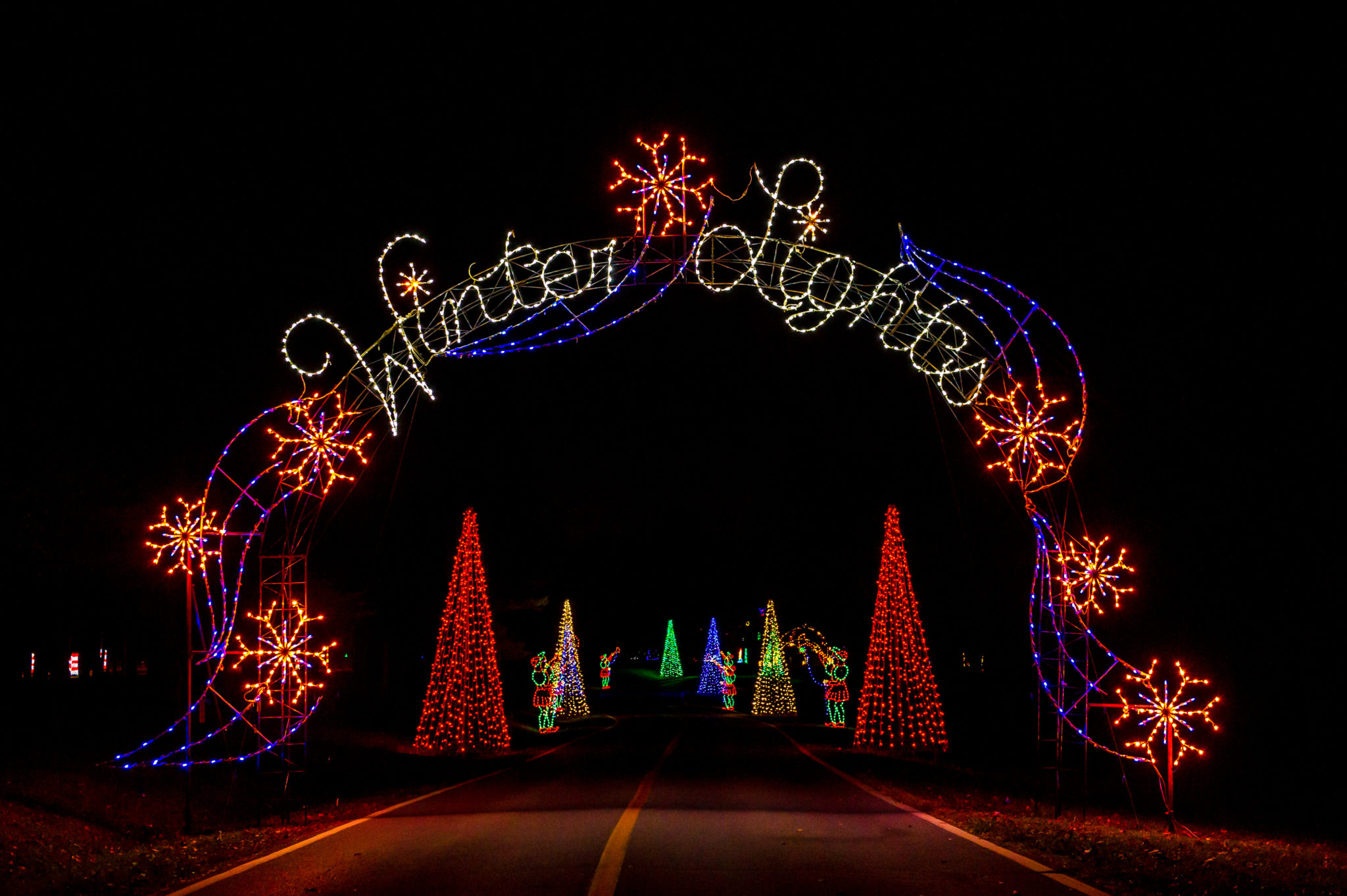 Winter City Lights  Christmas Light Show