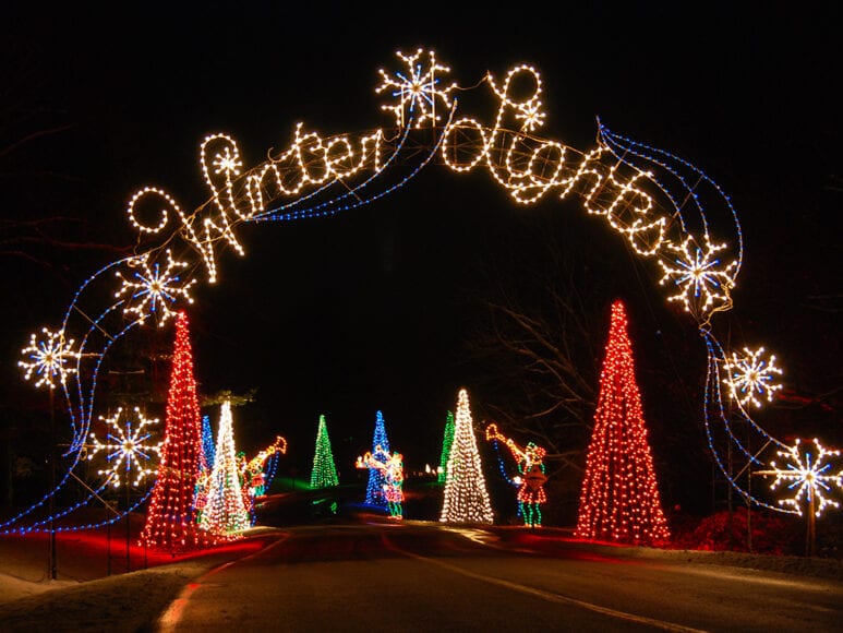 Winter Lights Festival in Gaithersburg, Maryland