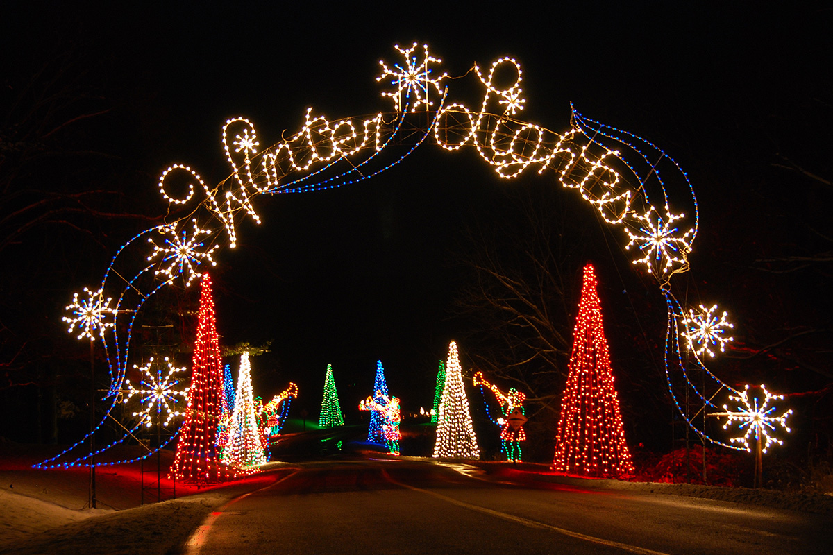 Winter Lights Festival in Gaithersburg, Maryland