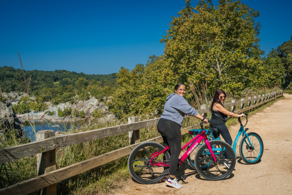 Pedego Bikes along the C&O Canal