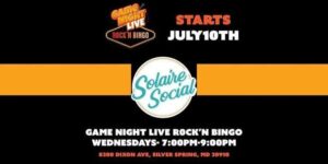 Game Night Live R0CK’N Bingo at Solaire Social