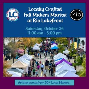 Locally Crafted Fall Makers Market at Rio Lakefront