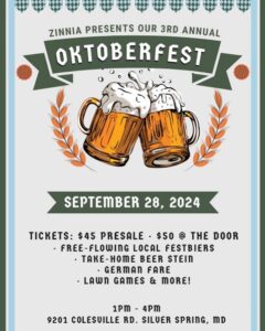 Zinnia’s 3rd Annual Oktoberfest