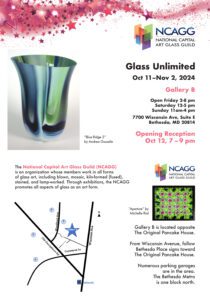 National Capital Art Glass Guild Fall Exhibition – “Glass Unlimited”