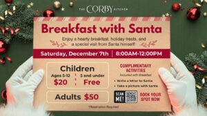 Breakfast with Santa at The Corby Kitchen