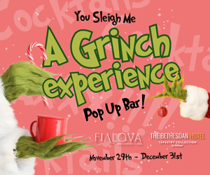 A Grinch Experience Pop Up Bar