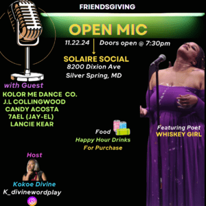 Friendsgiving Open Mic