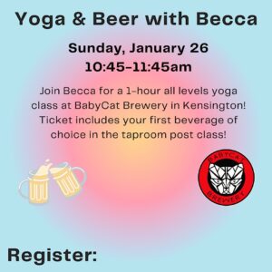 Yoga and Beer at Babycat Brewery