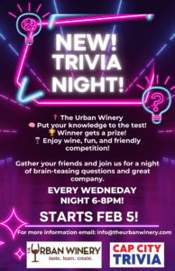 NEW!! Trivia Night @ The Urban Winery!