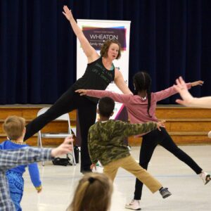 Dancing Our Way Through Books led by Kelly King. Wheaton Family Theatre Series Free Event