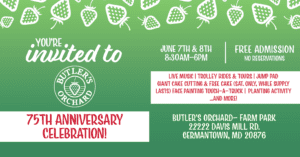 Butler’s Orchard 75th Anniversary Celebration