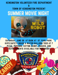 KVFD Summer Movie Night