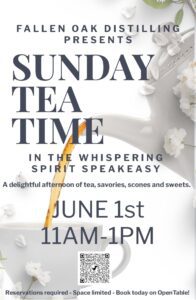 TEA TIME IN “THE WHISPERING SPIRIT SPEAKEASY”