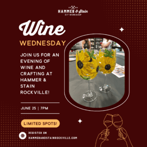 Wine Wednesday: Painted Wine Glass