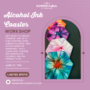 Alcohol Ink Coasters