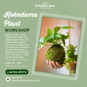 Kokedama Workshop