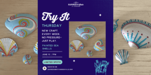 Try it! Painted Sea Shells
