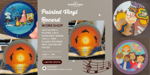 Painted Vinyl Record