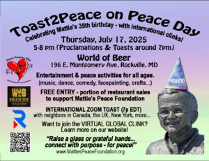 Toast2Peace on Peace Day
