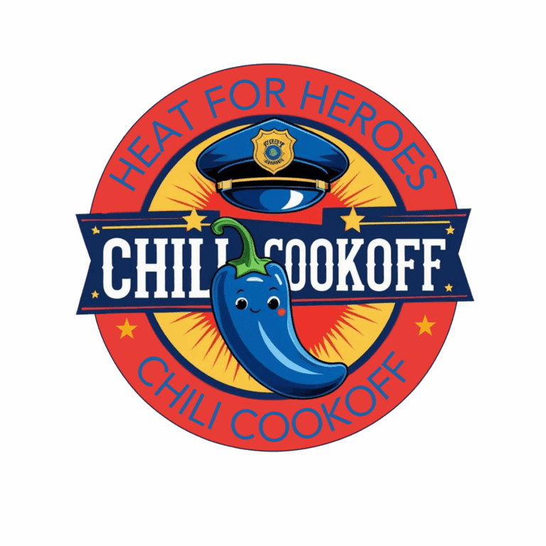 Heat for Heroes Community Chili Cookoff Logo Vibrant Style 1 clipped rev 1 2 003 768x768
