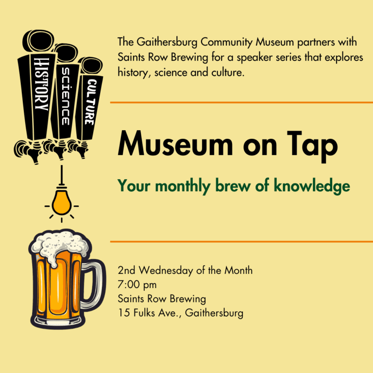 Museum on Tap without city logo Instagram Post 1 768x768