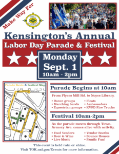 Kensington’s 58th annual Labor Day Parade & Festival