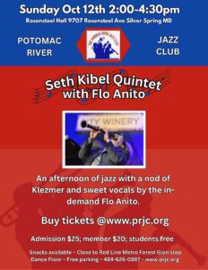 PRJC Celebrates Oktoberfest  featuring Seth Kibel Quintet with Flo Anito