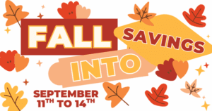 Fall Into Savings Sale