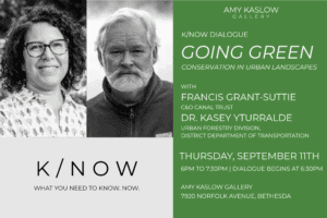 K/NOW Dialogue | Going Green: Conservation in Urban Landscapes