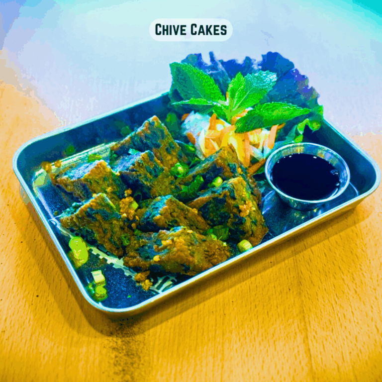 Chive Cakes with name instagram 768x768