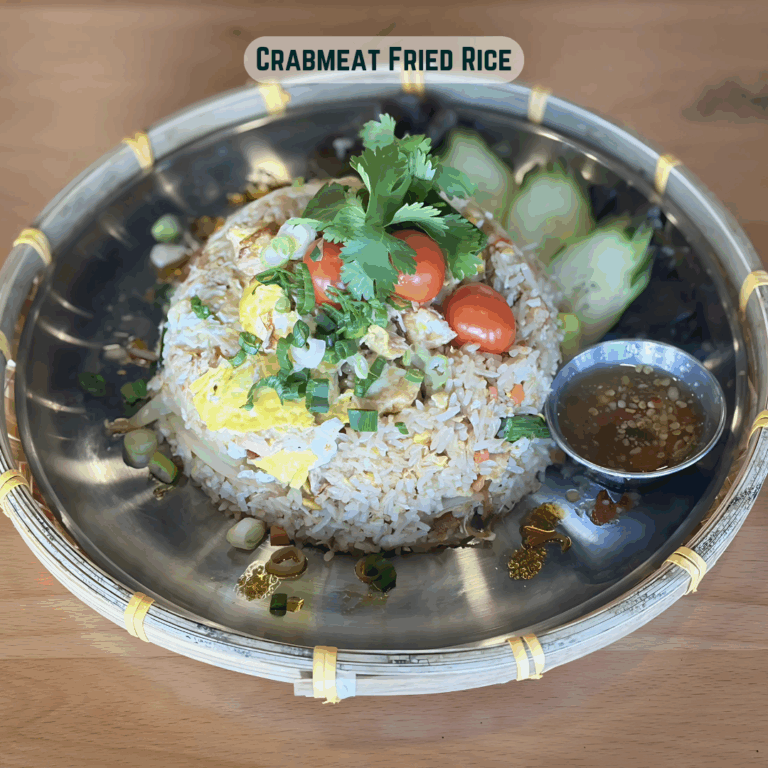 Crabmeat Fried Rice Eat A Lao with name instagram 768x768
