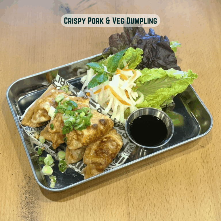 Crispy Pork Veg Dumpling with name instagram 768x768