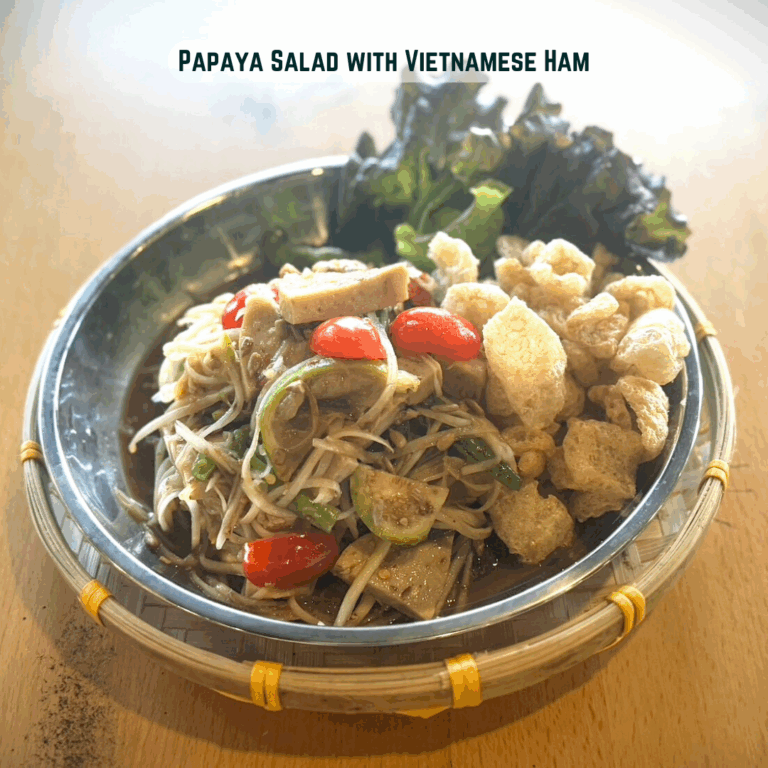 Papaya Salad with Vietnamese Ham with name instagram 768x768