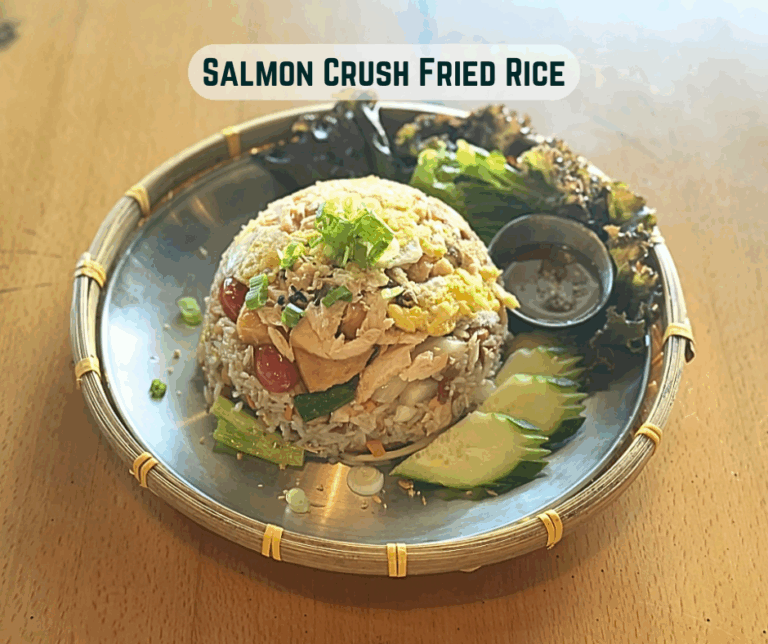 Salmon Crush Fried Rice With Name instagram Copy 768x644
