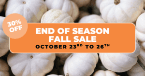 End of Season Fall Sale