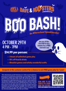 Dave & Boo-ster’s Boo Bash!