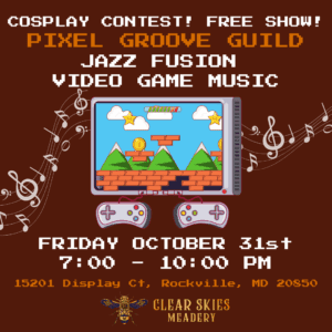 Pixel Groove Guild – Video Game Jazz Show & Costume Contest