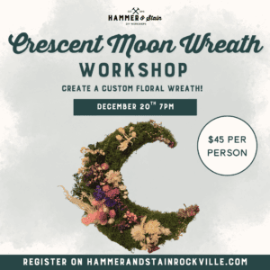 Crescent Moon Wreath Workshop
