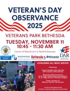 Bethesda Annual Veterans Day Observation