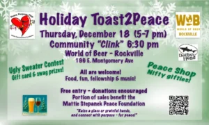 Holiday Toast2Peace
