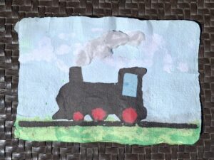 Silver Spring B&O Station Open House Craft Day: Paper Pulp Designs with “Creative Bliss”