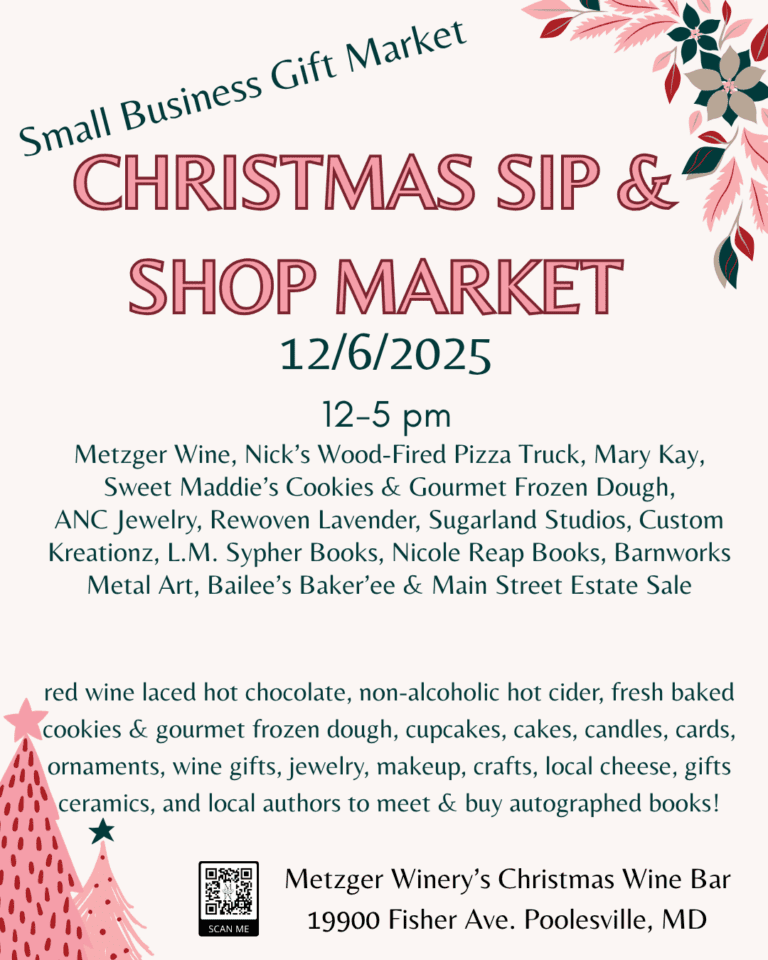 Holiday Sip and Shop Flyer for 12 6 2025 revised 20251111 768x960