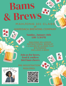 Mahjong 101 Class at Waredaca