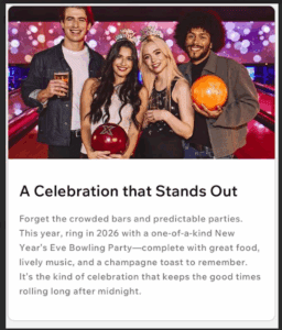 Ring in 2026 on the lanes at Lucky Strike Rockville! 🎳✨